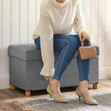Coffre Rangement Pouf