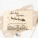 Boîte Rangement Noël Bois