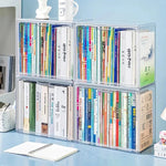 Boîte Transparente Livres (4 Unités)